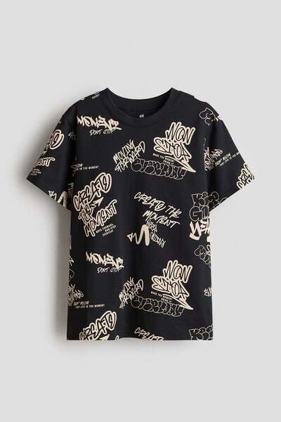 H&M Printed cotton T-shirt