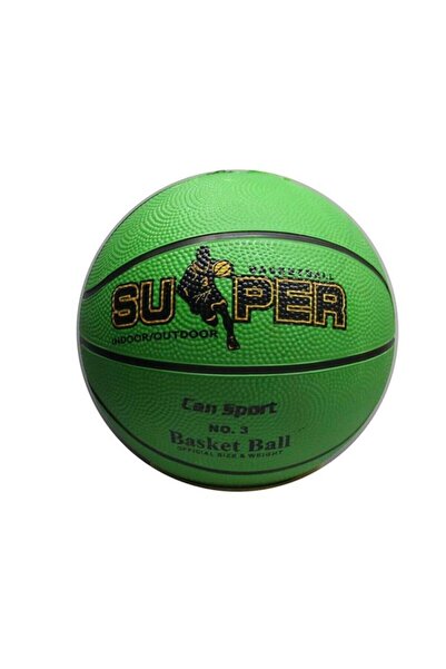 abnturk KAUÇUK MALZEME 3 NUMARA BASKETBOL TOPU STANDART BOY İÇ VE DIŞ MEKANDA...