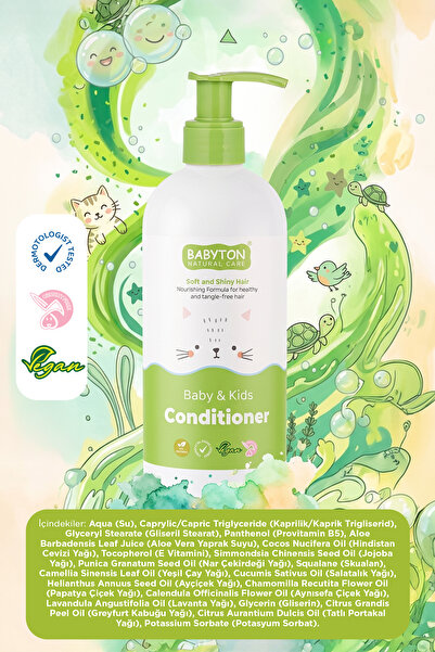 BABYTON Doğal Saç Kremi 250 ml