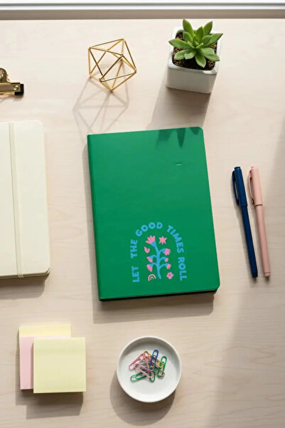 Miniso Lisanslı Yaz Renkleri Serisi Yumuşak Ciltli Defter 80 Yaprak Renkli Ka...
