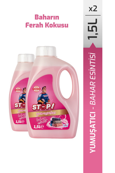 STOP Forte 2'li Çamaşır Yumuşatıcı 1.5 Litre Bahar Esintisi