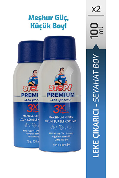 STOP Forte 2'li Leke Çıkarıcı 100 ml - Seyahat Boy (Aerosol İçerikli)