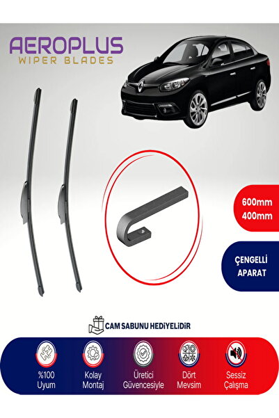 Aeroplus Renault Fluence Muz Silecek Takımı 2009-2020 Uyumlu