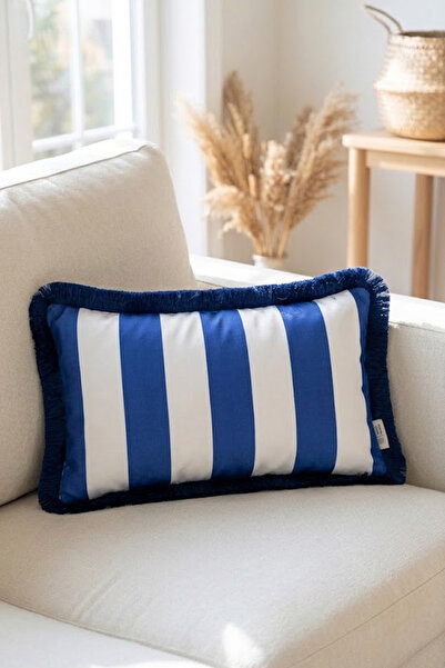 Alseko Concept Husă de pernă decorativă dreptunghiulară, 30x50 cm, cu ciucuri...