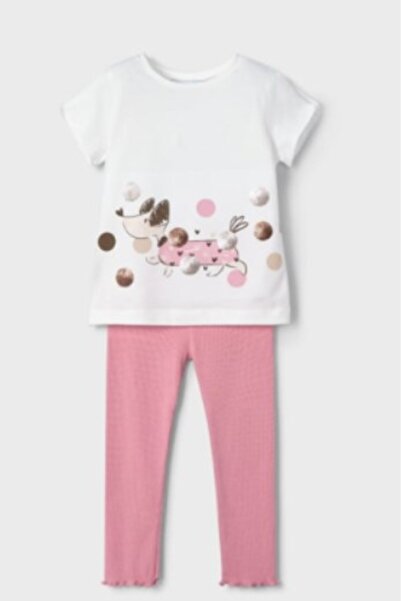 MAYORAL Girl's 3706 Dog Printed Tights Set Gkm0339