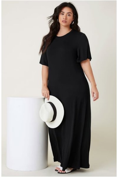 arakan Maxi Boy Casual Women's T-Shirt Comfortable Oversized Long Dress – K12 241