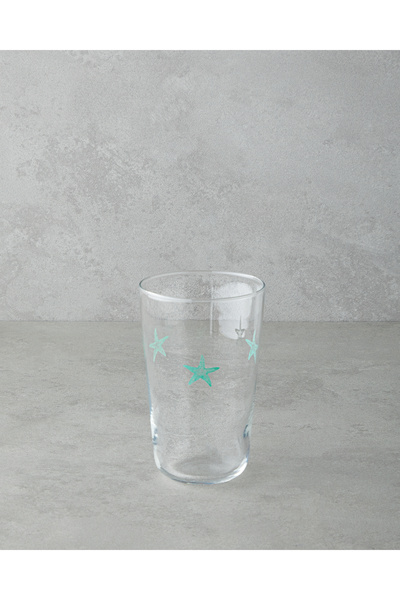 English Home Starfish Cam Bardak 400 ml Yeşil