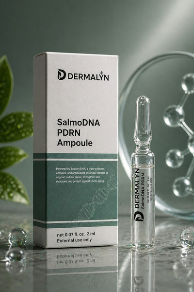 DERMALYN 5 Adet PDRN Somon DNA Kolajen İçeren Cildi Gençleştirmeye Yardımcı Ampul Serum Dermaroller Dermapen