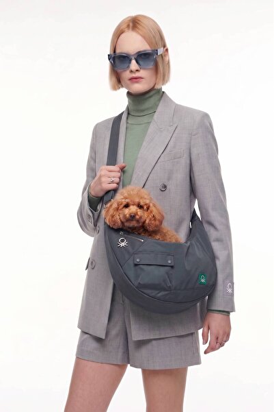 United Colors of Benetton BNT-RC2508-a Kedi Köpek Taşıma Çantası. Çapraz Askı...
