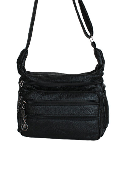 Suat Saraç 6-Eye Soft Leather Shoulder Crossbody Women's Bag