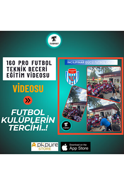 TEKNİKMAT PLATINUM PRO EĞİTİM VİDEOSU ÖMÜR BOYU - FUTBOL TOPU- FUTBOL MATI VE KAYDIRMAZ ÇORAP HEDİYELİ