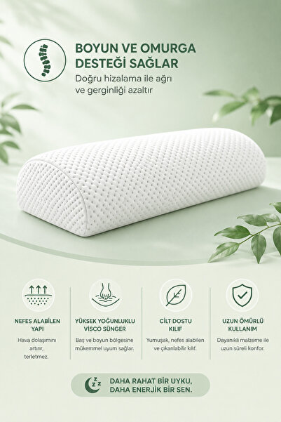 EpiRelax Ortopedik Horlama Yastığı Nefes Alabilen Visco Boyun Destekli
