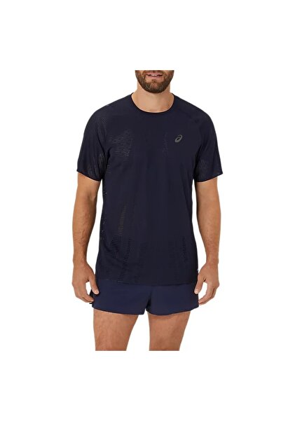 Asics Men's running shirt Metarun FW 2024-Navy-S