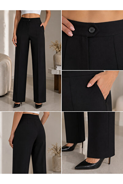 THB.Edition Pleated Fabric Palazzo Trousers