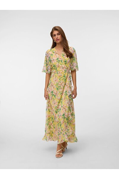 Vero Moda Kleid VMZILLE Langes Kleid