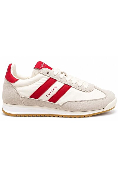 Lufian 121230067 Greta Deri Unisex Sneaker Ayakkabı KIRMIZI