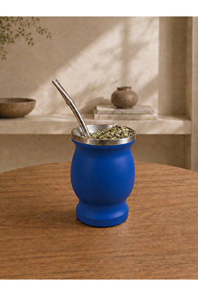 Ybera Mate Çayı Mate Çayı İçin Çift Cidarlı Paslanmaz Çelik Kupa