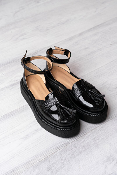 exclusives.ro Pantofi - Augustino - Croco Black