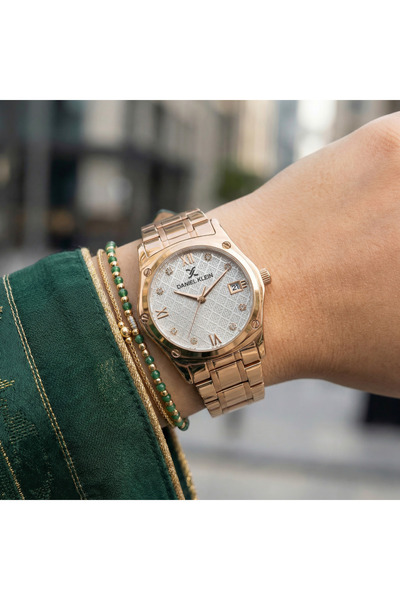 Daniel Klein Premium Rose Gold Stainless Steel Watch for Women DK.1.14271-5