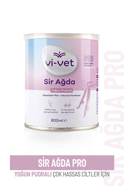 Vi-vet Vi Vet Pudralı Sir Ağda Konserve 800ml