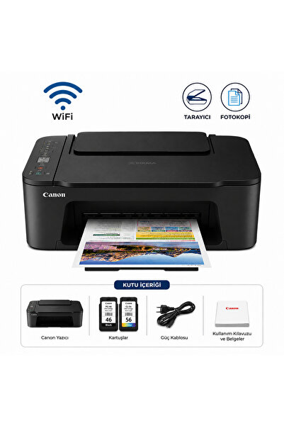 CANONİX Canon Pixma, Wi‑fi Yazıcı, Çok Fonksiyonlu Yazıcı, Tarayıcı, Fotokopi...