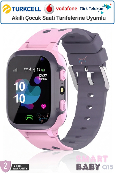 Smart Baby SmartBaby LBS Konumlu Akıllı Çocuk Takip Saati - Sim Kartlı Arama,...