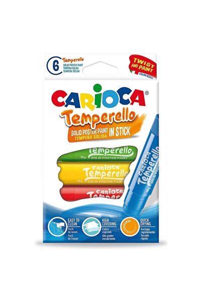carioca Temperello Stick Poster Boya Kalemi 6'lı 42739