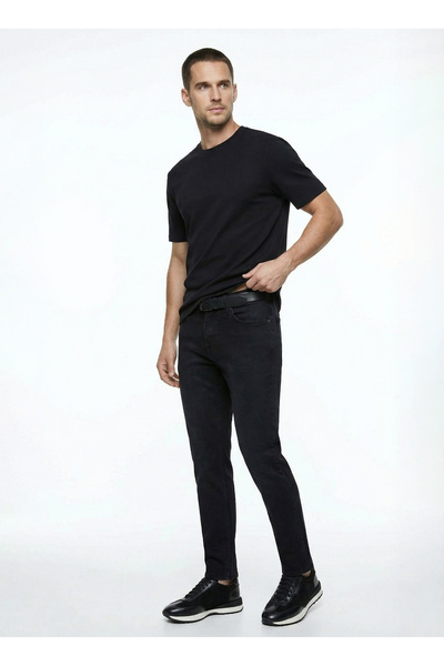 Fabrika Antrasit Erkek Slim Fit Denim Pantolon F6SM-PNT 2804