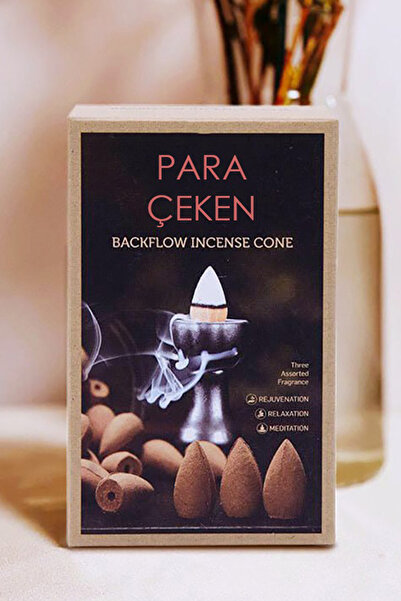 OrdoVeni Para Çeken Kokulu Doğal Geri Akış Tütsü | Oda Kokusu | Şelale Tütsü