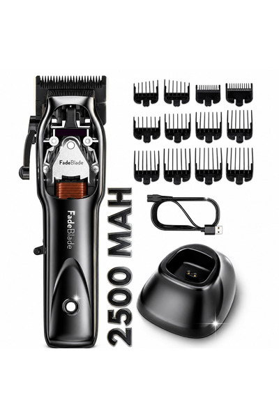 FadeBlade Masina tuns profesionala Clipper Pro, acumulator 2500mAh, 15.000 ro...
