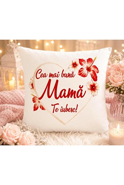OEM Pernă Personalizată ''Cea mai bună Mamă, Te iubesc!''