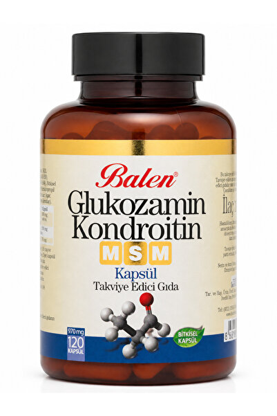 Balen GLUKOZAMİN&KONDROİTİN&MSM KAPSÜL 970 MG*120