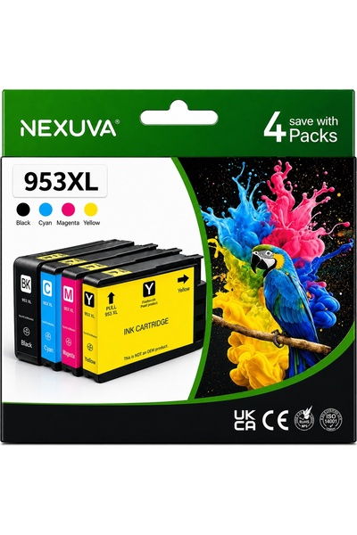 Nexuva 953XL Ink Multipack for HP OfficeJet Pro 7740 8218 8710 8720 8730 8740...