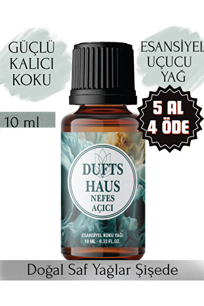 duftshaus Okaliptus ve Nane NEFES.AÇICI Esansiyel Uçucu Koku Yağı Buhurdanlık...