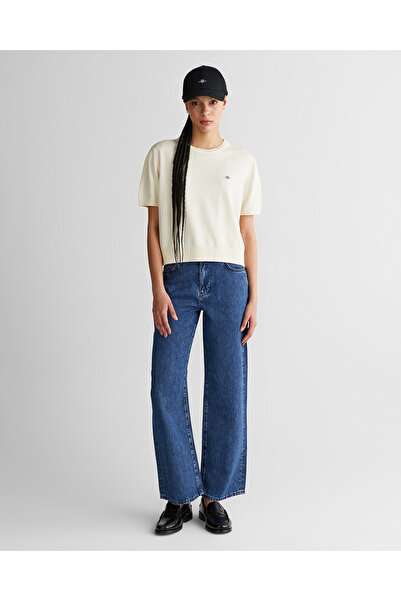 Gant Kadın Mavi Straight Fit Jean