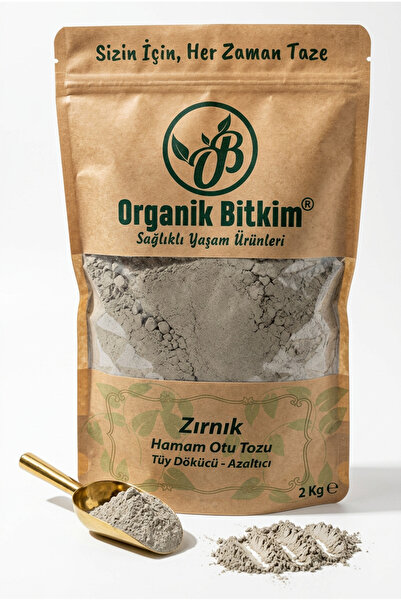 OB Organik Bitkim Zırnık (HAMAM OTU) Tüy Dökücü - Azaltıcı 2 Kg