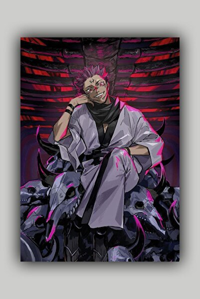 Luna Marissa Jujustu Kaisen Sukuna Anime Poster - Çerçevesiz Duvar Posteri