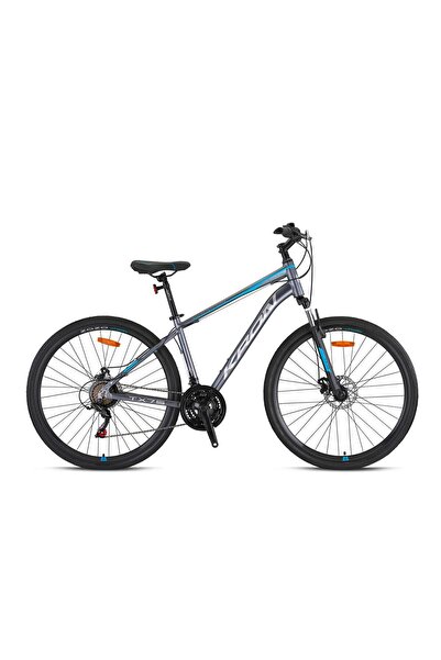 Kron TX 75 - 28" Trekking - 17' - 21 Vites - M.DISC - Mat Gri-Gri/Siyah/Mavi