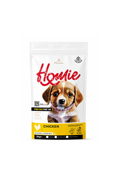 Homie Low Grain Chicken Dry Dog Food 3 kg - Hypoallergenic Made in Turkey