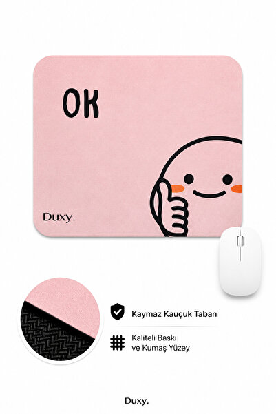 Duxy Mouse pad cu model amuzant, 23x19 cm, bază anti-alunecare, confortabil ș...