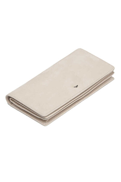 Tergan Beige Genuine Leather Women's Wallet - S1Cb00005685-B19