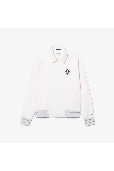 Lacoste فستان بولو بدون أكمام مخطط من قماش البيكيه - BH0721-00-XFJ
