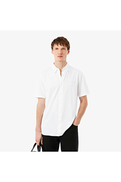 Lacoste قميص ضيق بأكمام قصيرة - CH2351-00-001
