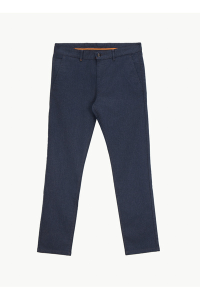 BOSS Normal Bel Normal Paça Lacivert Erkek Chino Pantolon Chino_Slim