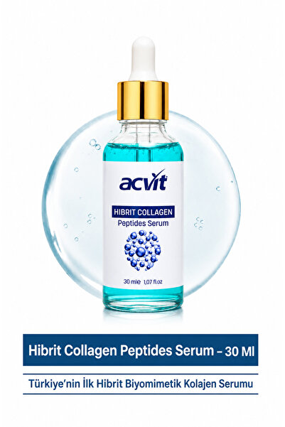 Acvit Hibrit Collagen Peptites Serum 30 ml |   Deep Moisture and Fullness, Co...