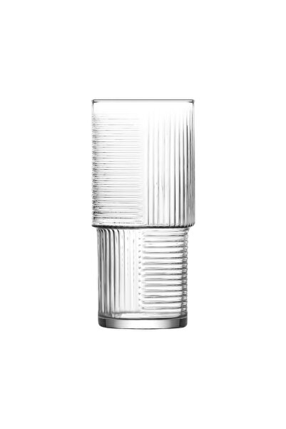 LAV Helen Glass Soft Drink Glass Set of 6 515 ml (Large Water/Cocktail/Iced C...