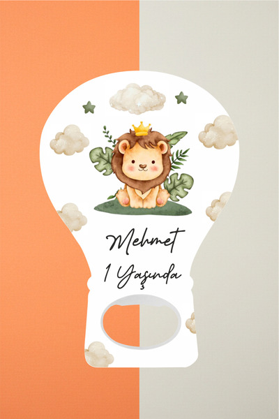 10 Pcs Magnet Opener Newborn, 1 Year Old Lion Shaped Magnet , Birthday, Baby