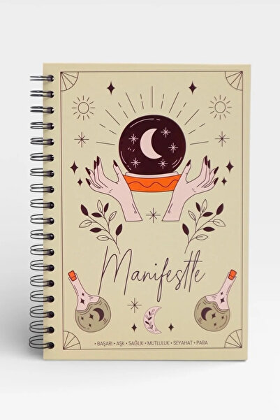 Ecrou Ef Butik Green Moon Detailed Manifest Notebook