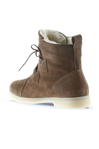 Bueno Shoes حذاء مسطح نسائي من جلد المنك 01wt3301