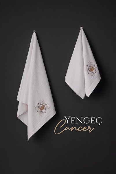 VAROL Luxury Microcotton Zodiac Embroidered Towel Set – Soft & Durable